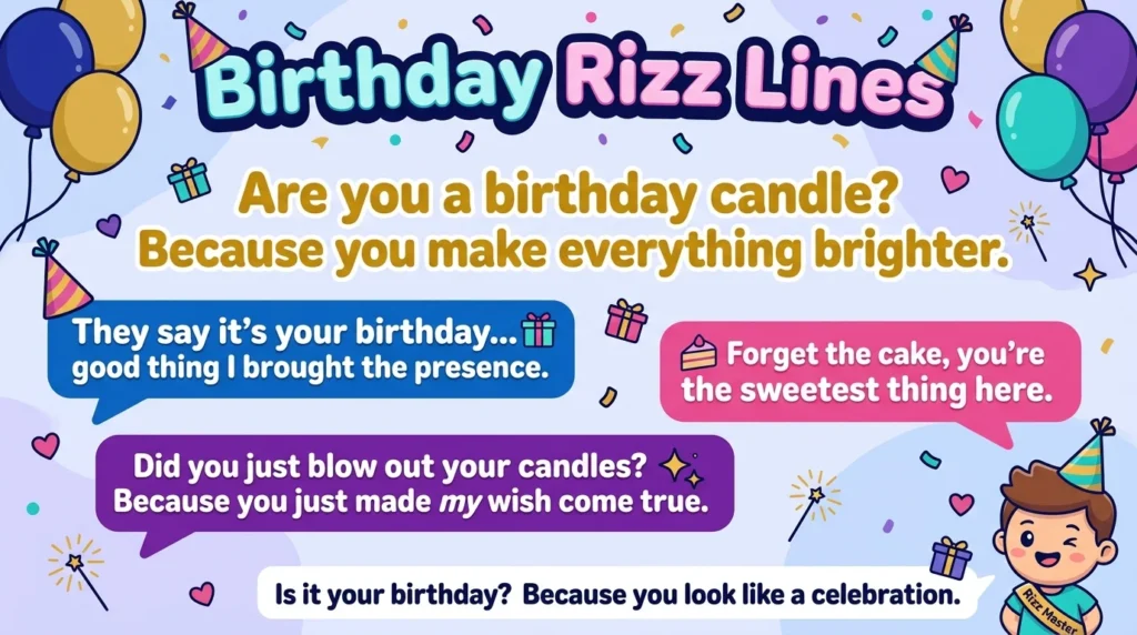 Birthday Rizz Lines