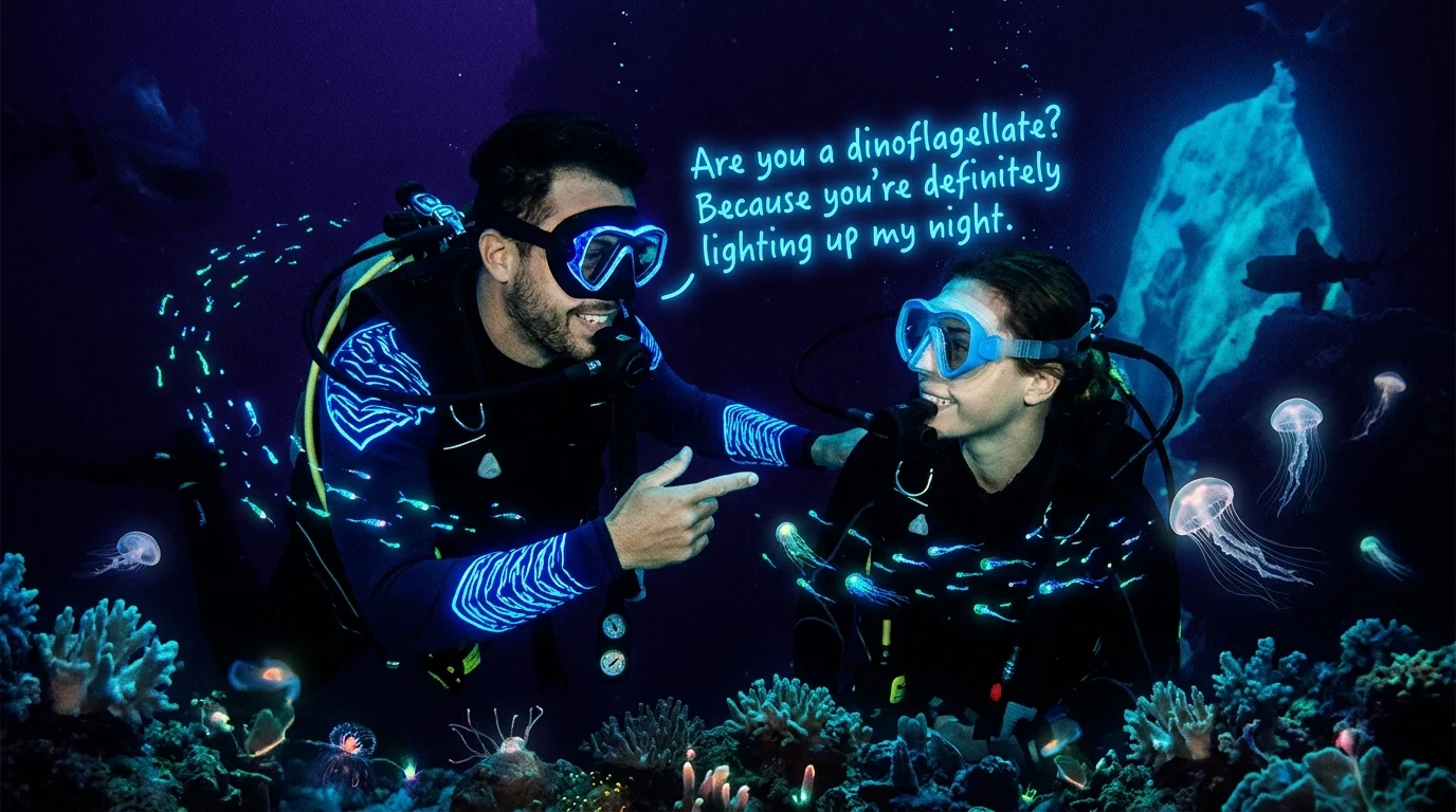 Cute Bioluminescence Rizz Lines