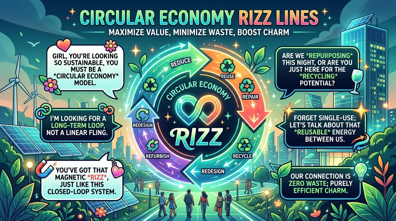 Cute Circular Economy Rizz Lines