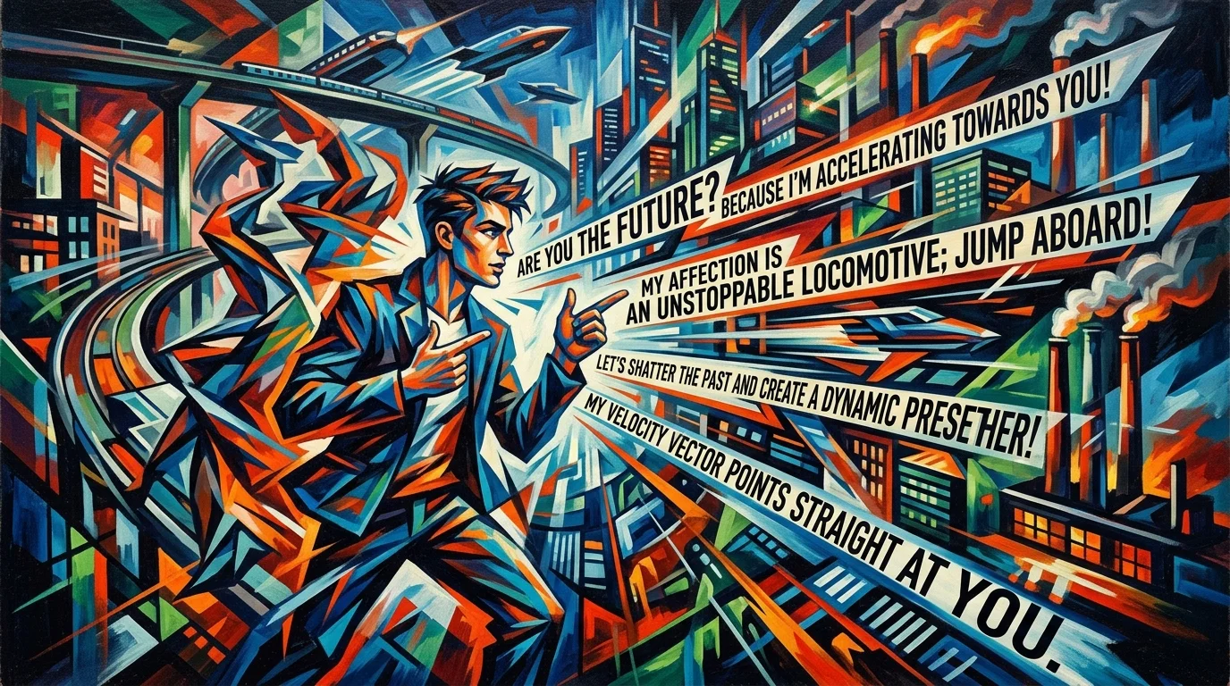 Cute Futurism Rizz Lines