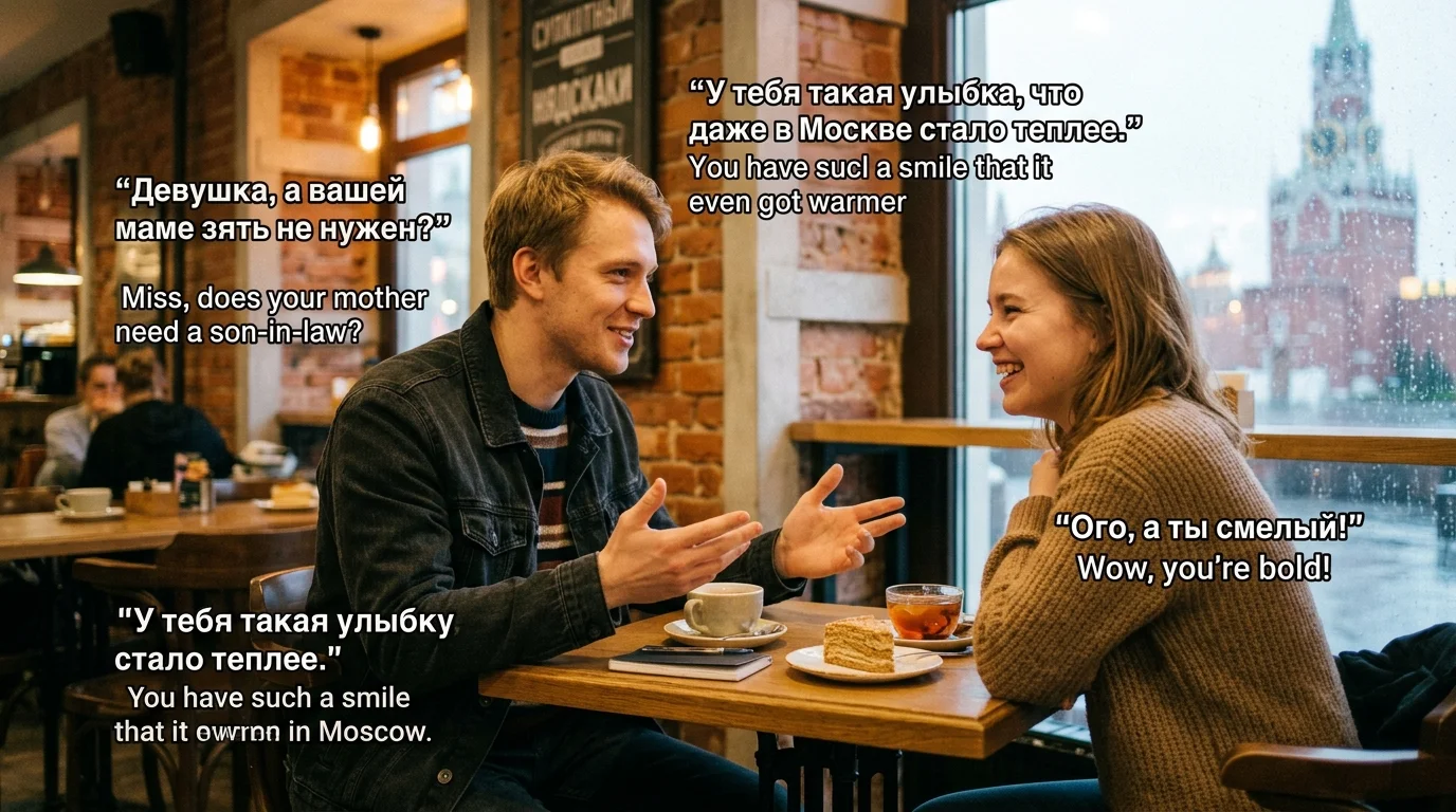 Cute Russian Rizz Lines