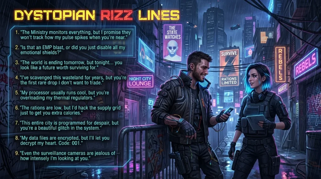 Dystopian Rizz Lines