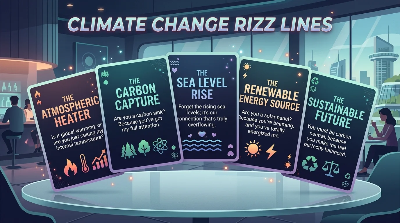 Funny Climate Change Rizz Lines