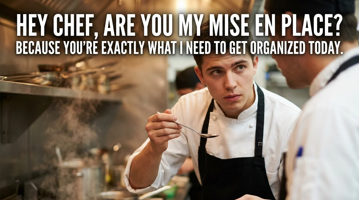 Funny Culinary Arts Rizz Lines