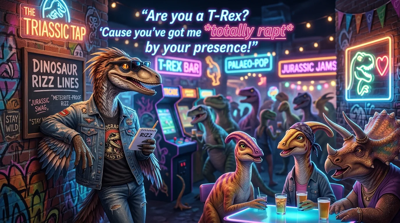 Funny Dinosaur Rizz Lines