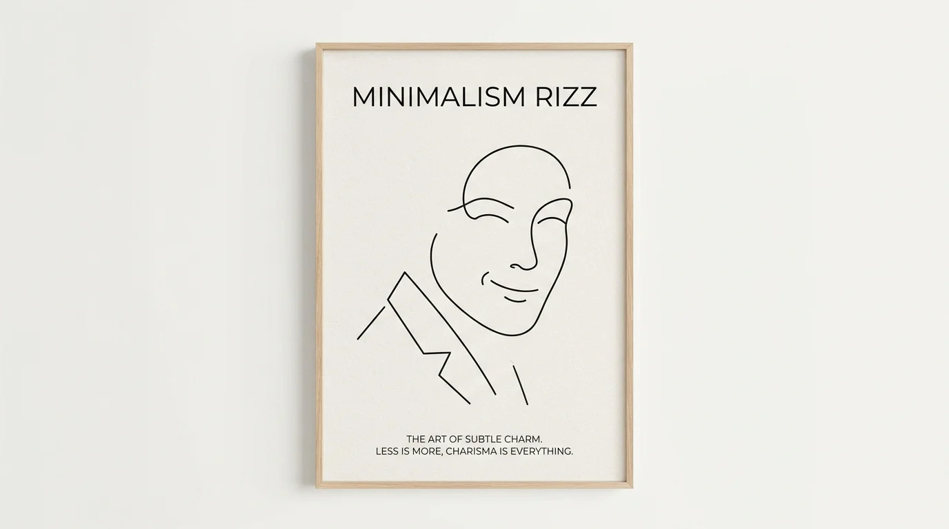 Funny Minimalism Rizz Lines
