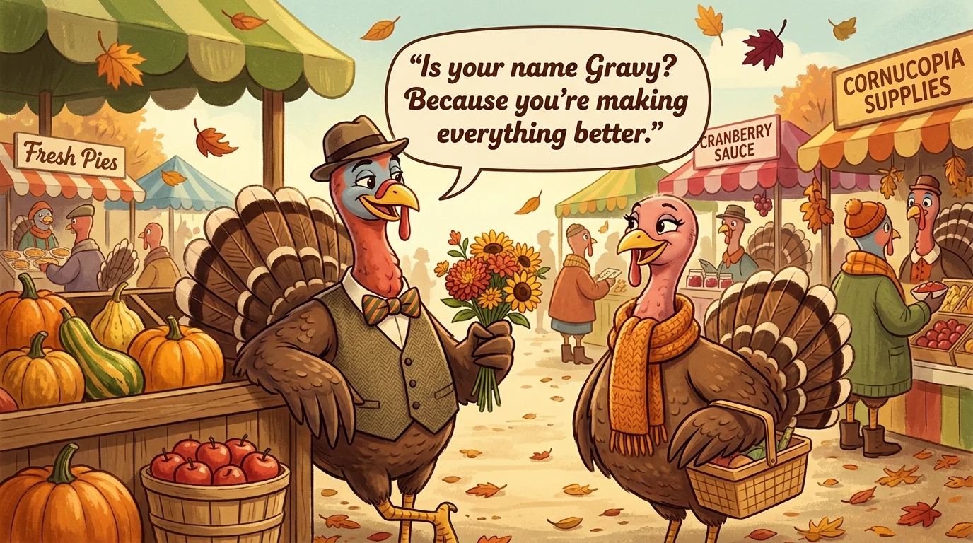 Funny Turkey Rizz Lines