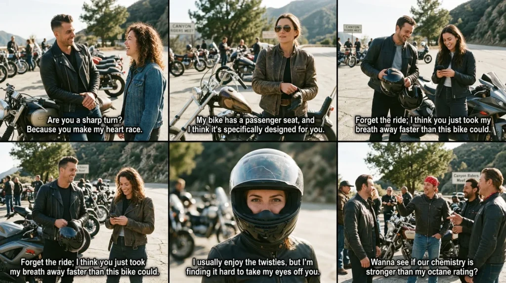 Motorcycle Rizz Lines