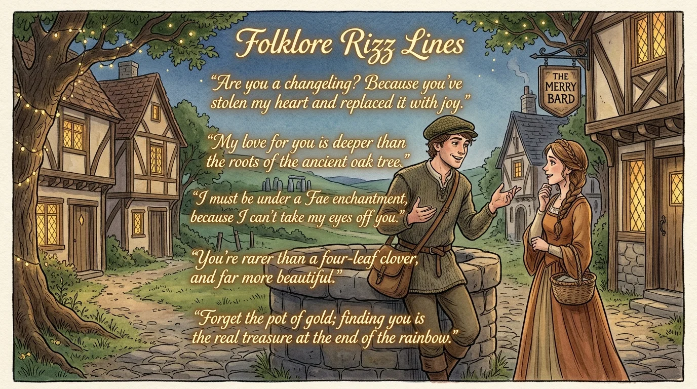 Romantic Folklore Rizz Lines