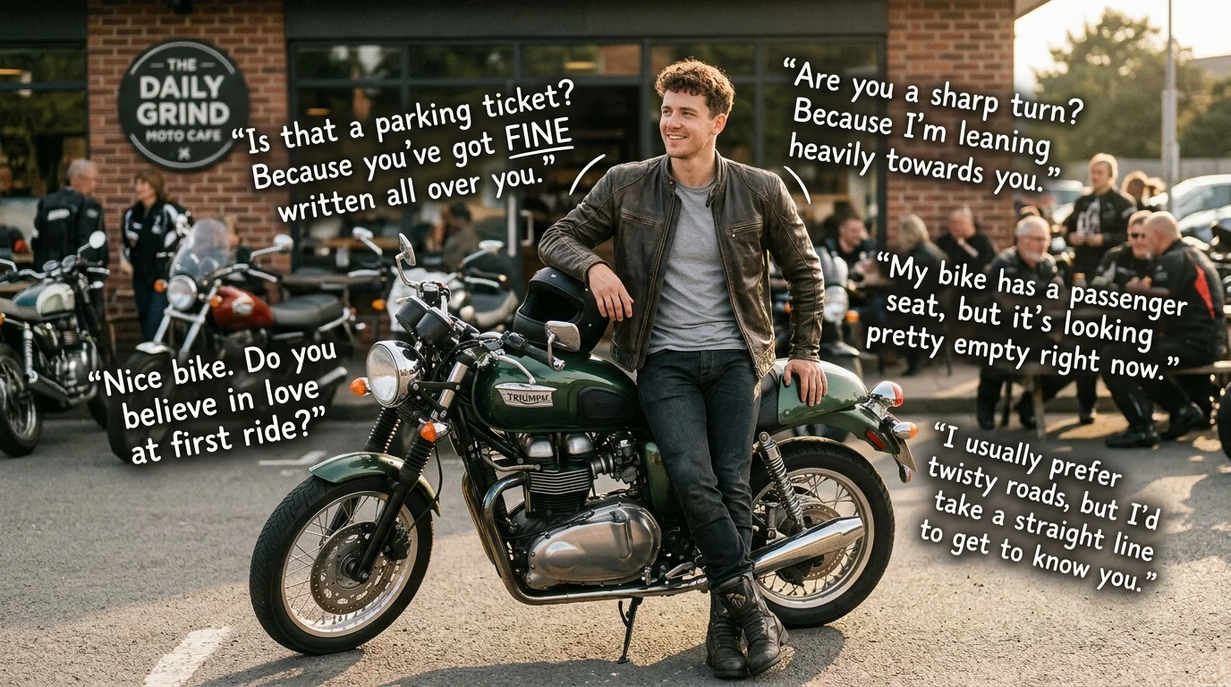 Romantic Motorcycle Rizz Lines