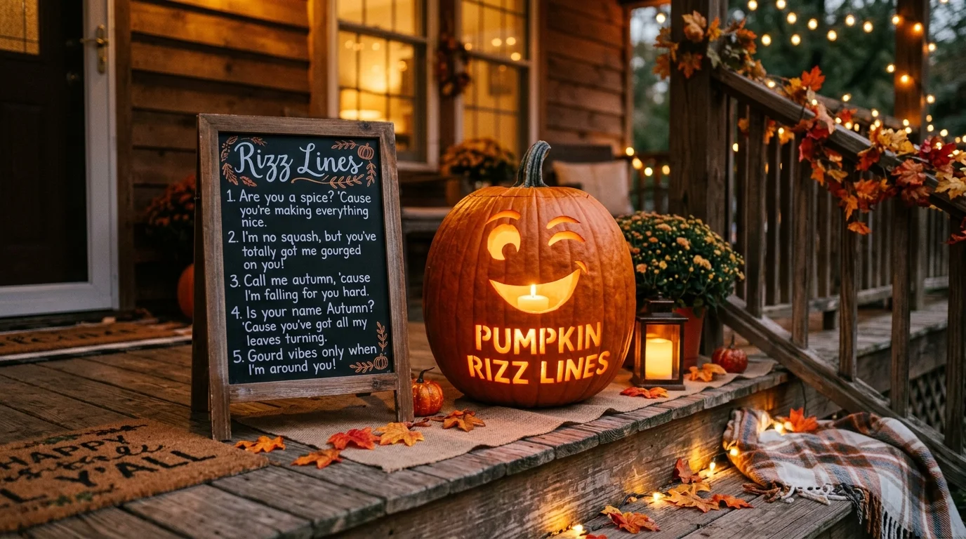 Romantic Pumpkin Rizz Lines